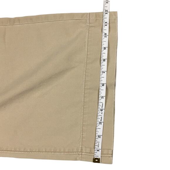 Gap Pants Low Rise Cotton Tan Khaki Capri Women's 12 Casual‎ Crop Pants Wide Leg - Picture 8 of 9